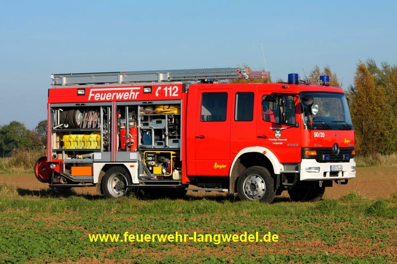 FF Langwedel, LF 16-12, MB Atego 1325 AF  - Ziegler, VER-TL 43, vore offen