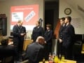 Beförderungen: von Links: Lars Rohde, Sabrina Kunze, Katharina Klenner, Nick Lindner, Corvyn Haase