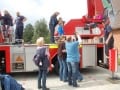 Drehleiter beim Tag der offenen Tür 2012